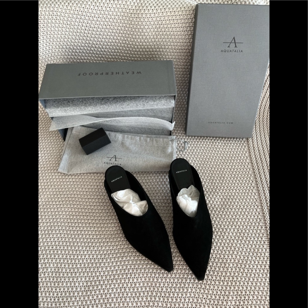 Aquatalia Marlena Dress Suede Shoes